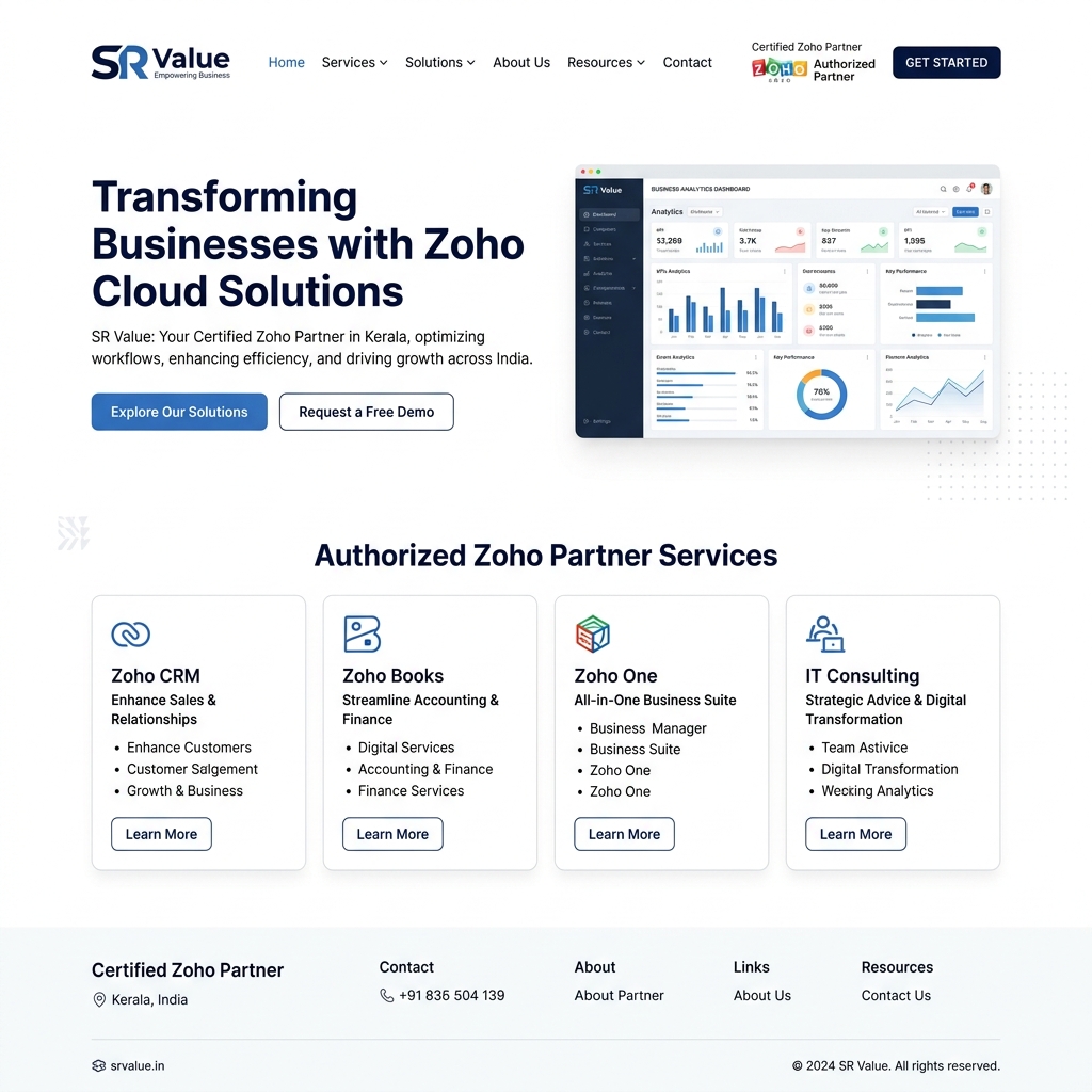Local SEO case study for SR Value by Abin Vinod, best SEO expert in Kerala